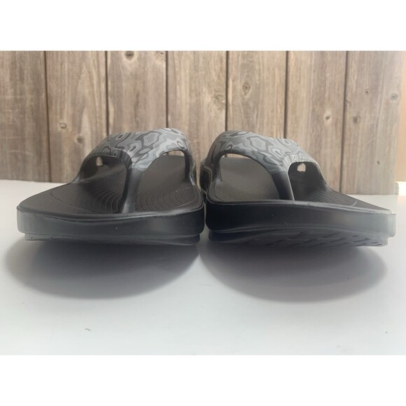 OOFOS OOriginal Sport Sandal - BLACK WATER CAMO Men’s Size 9 / Women’s Size 11 - Picture 3 of 9